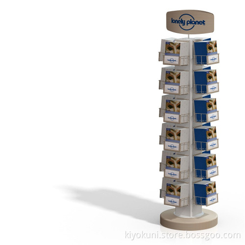24 pocket wire magazine display rack,Metal book display